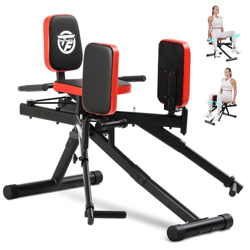 2 in 1 Hip AbductorAdductor Machine At-Home Thigh & Glute Trainer with 3 Resistance Levels. for Women & Men, Post-Injury Rehab, Postpartum Recovery, or Daily InnerOuter Thigh Workout