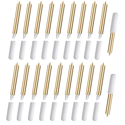 Niantime 20PCS Premium Fine Point Blade Compatible for MakerMaker 3 Cutting Machines, Replacement Cutting Blades Compatible with Explore AirAir 2Explore Air 3, Premium Fine Point Blades