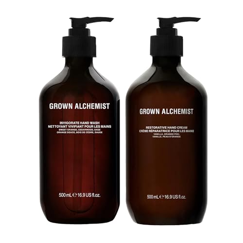 Grown Alchemist Hand Care Duo: Invigorate Hand Wash & Restorative Hand Cream